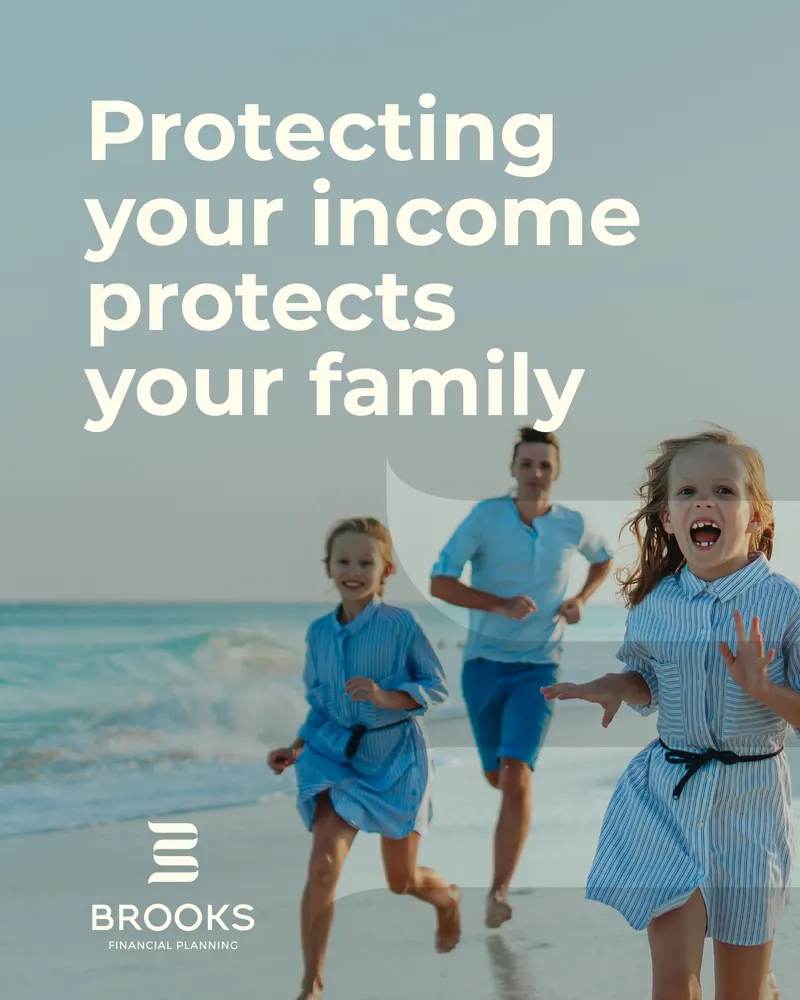Brooks Financial Planning social media post designed by Bigbox